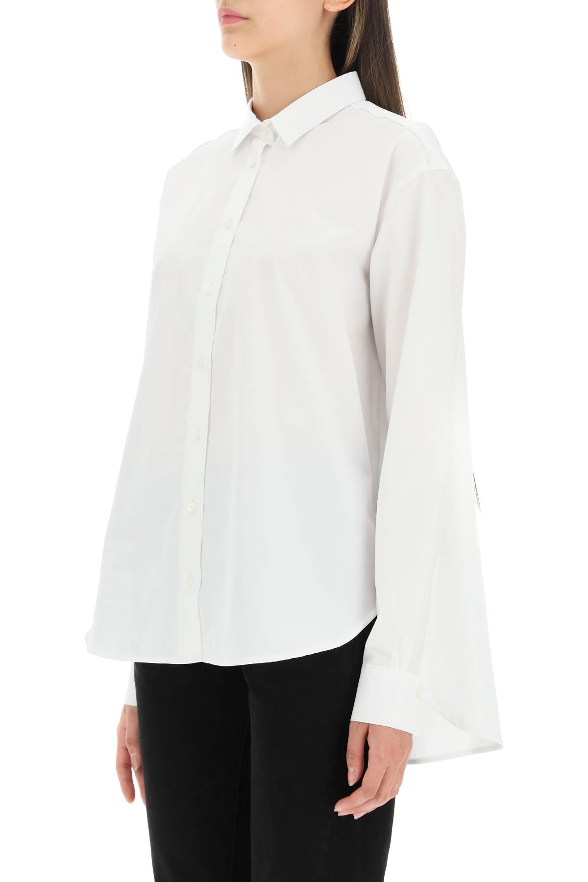 Toteme Toteme oversized organic poplin shirt