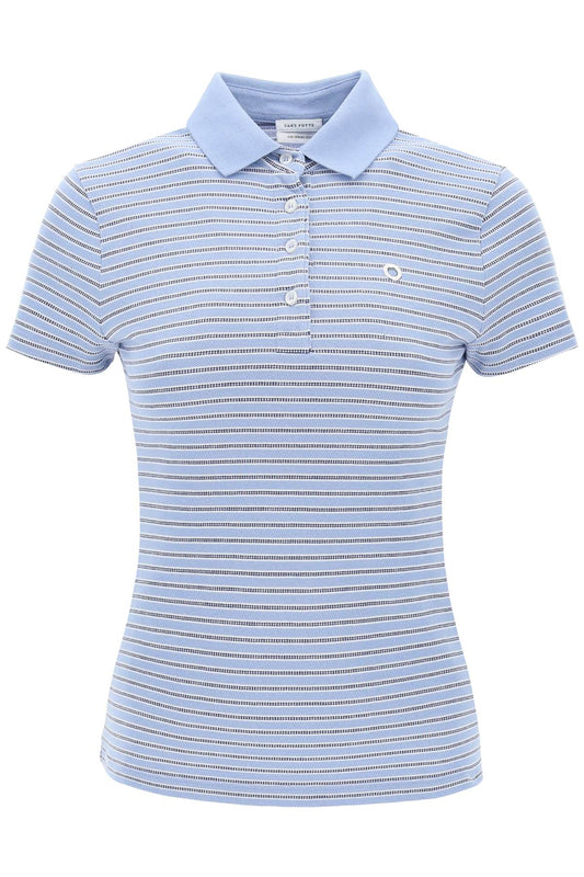 Saks Potts Saks potts venus striped polo shirt