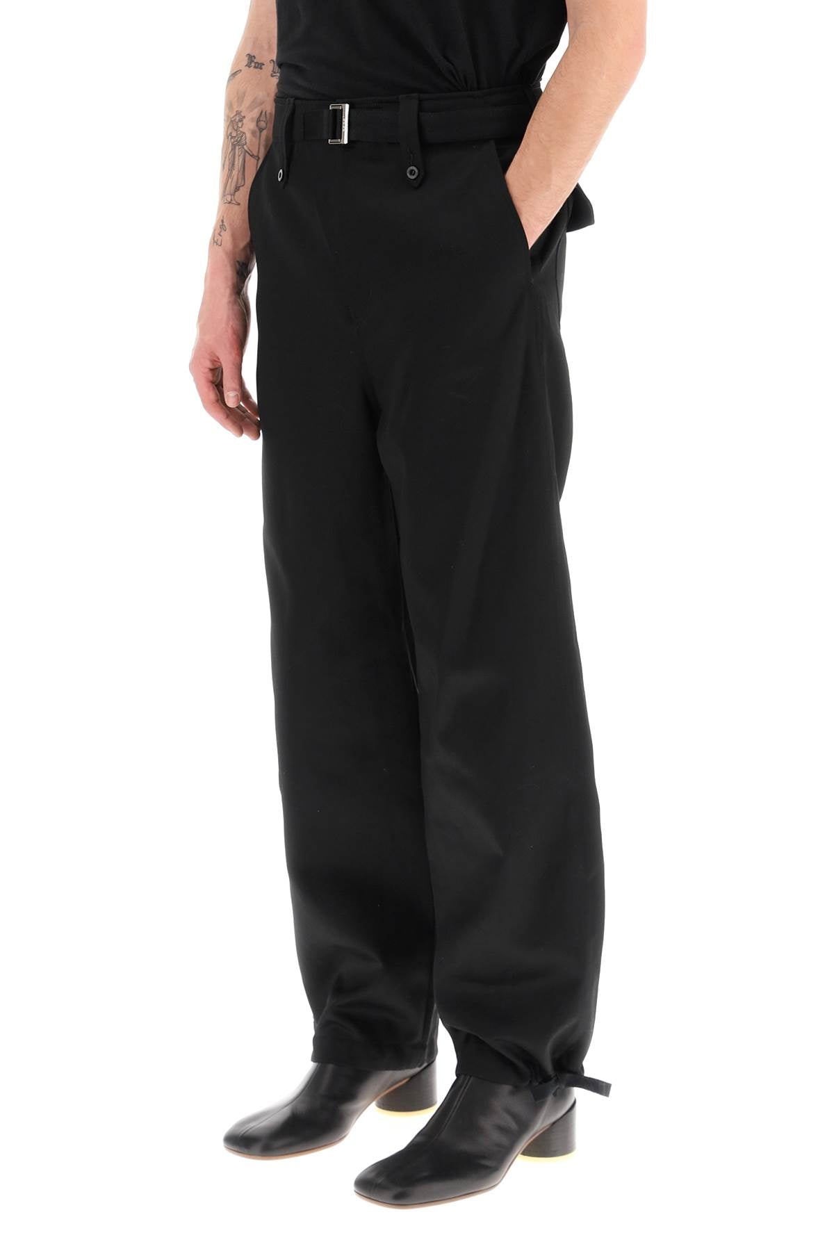 Sacai Sacai cotton twill chino pants