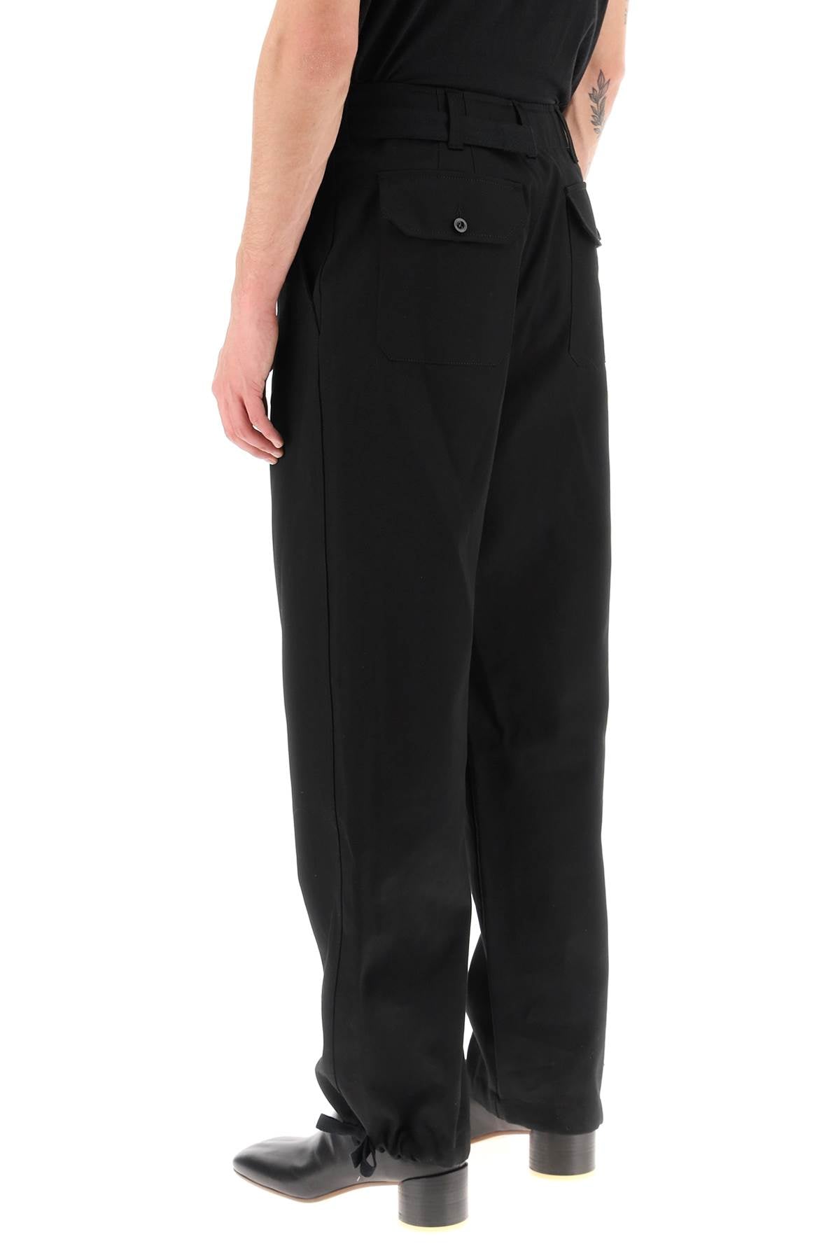 Sacai Sacai cotton twill chino pants