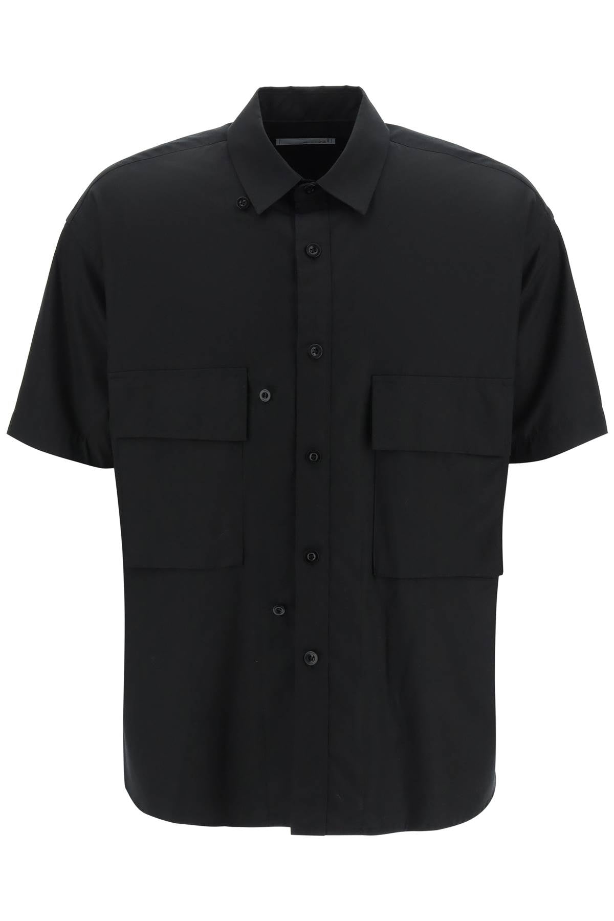 Sacai Sacai short-sleeved poplin shirt