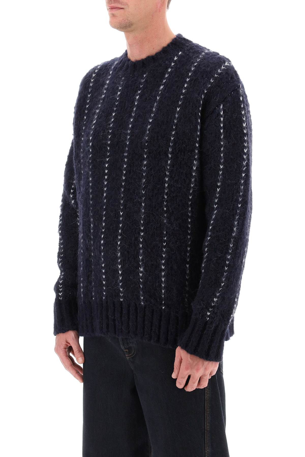 Sacai Sacai wool & alpaca pullover