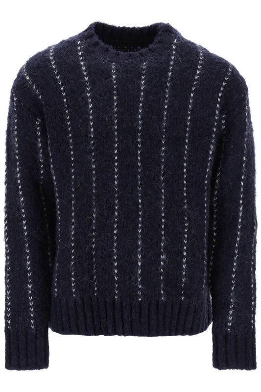 Sacai Sacai wool & alpaca pullover