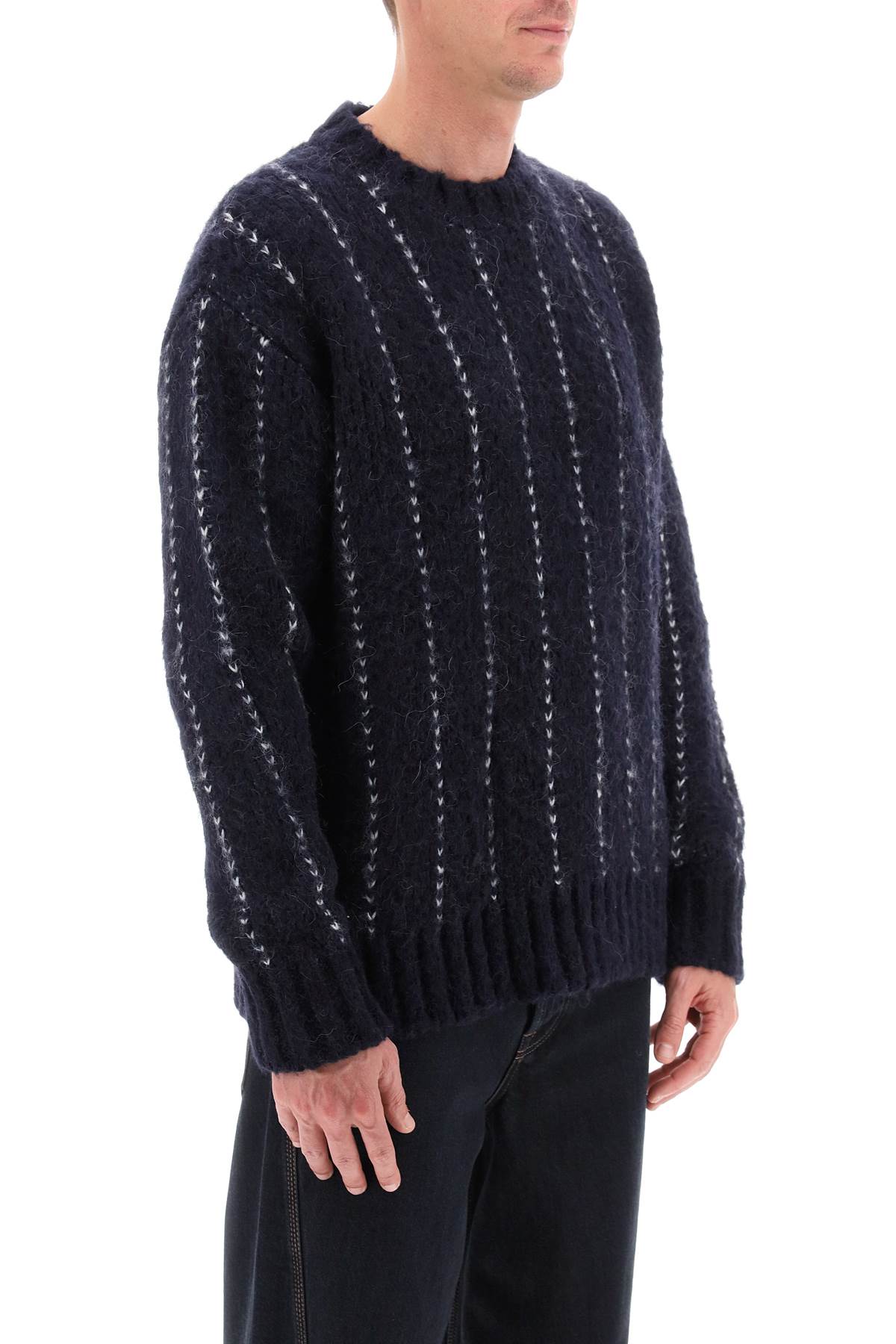 Sacai Sacai wool & alpaca pullover