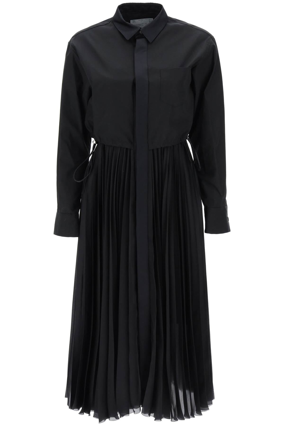 Sacai Sacai midi shirt dress