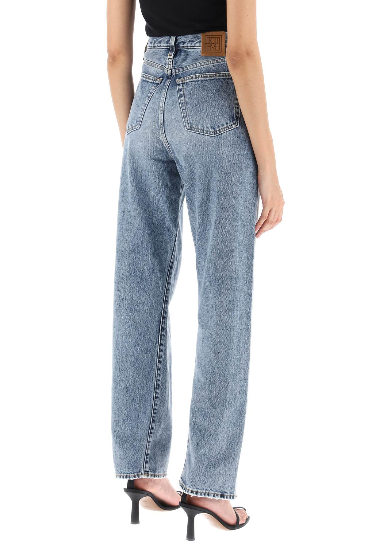 Toteme Toteme twisted seam straight jeans