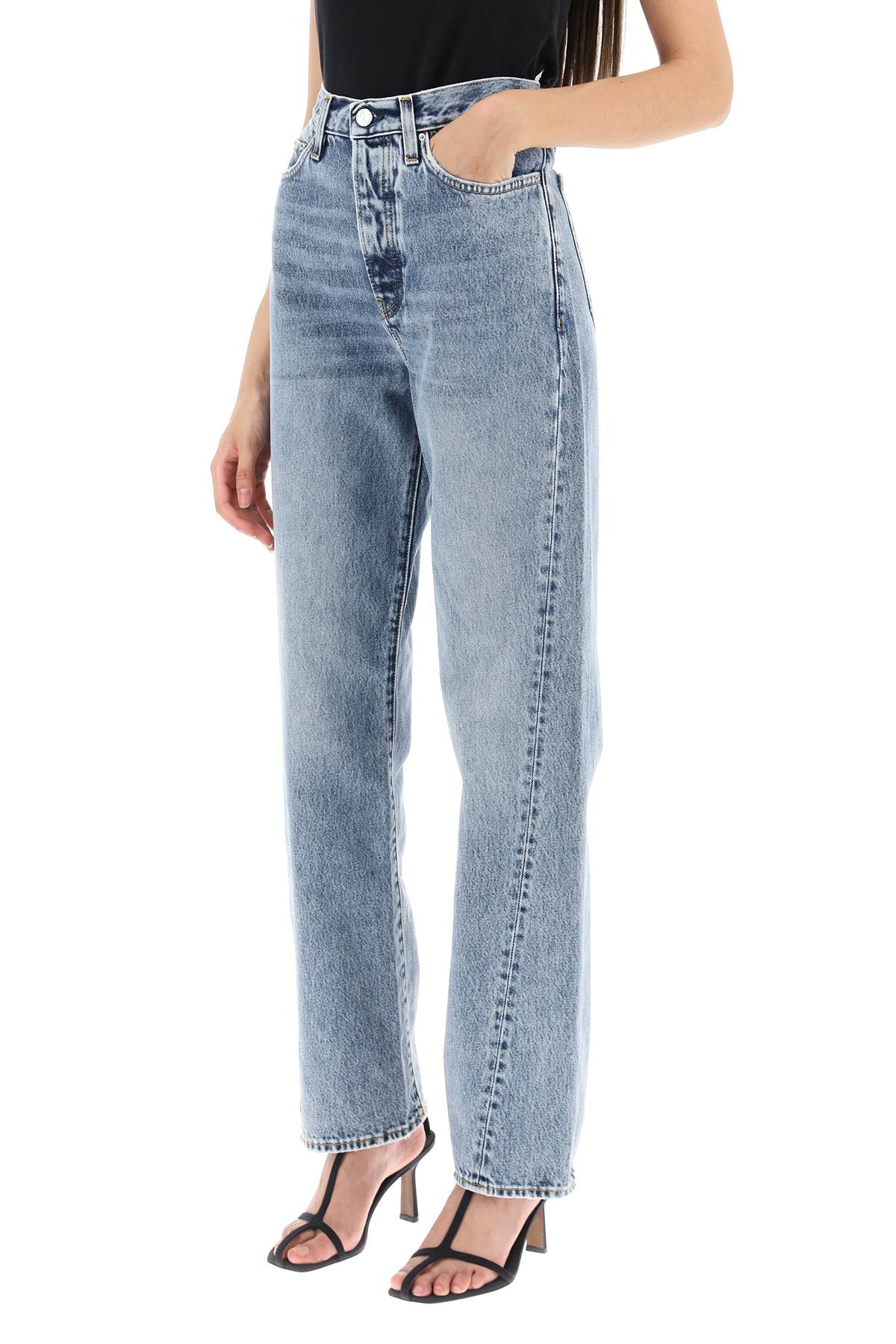 Toteme Toteme twisted seam straight jeans