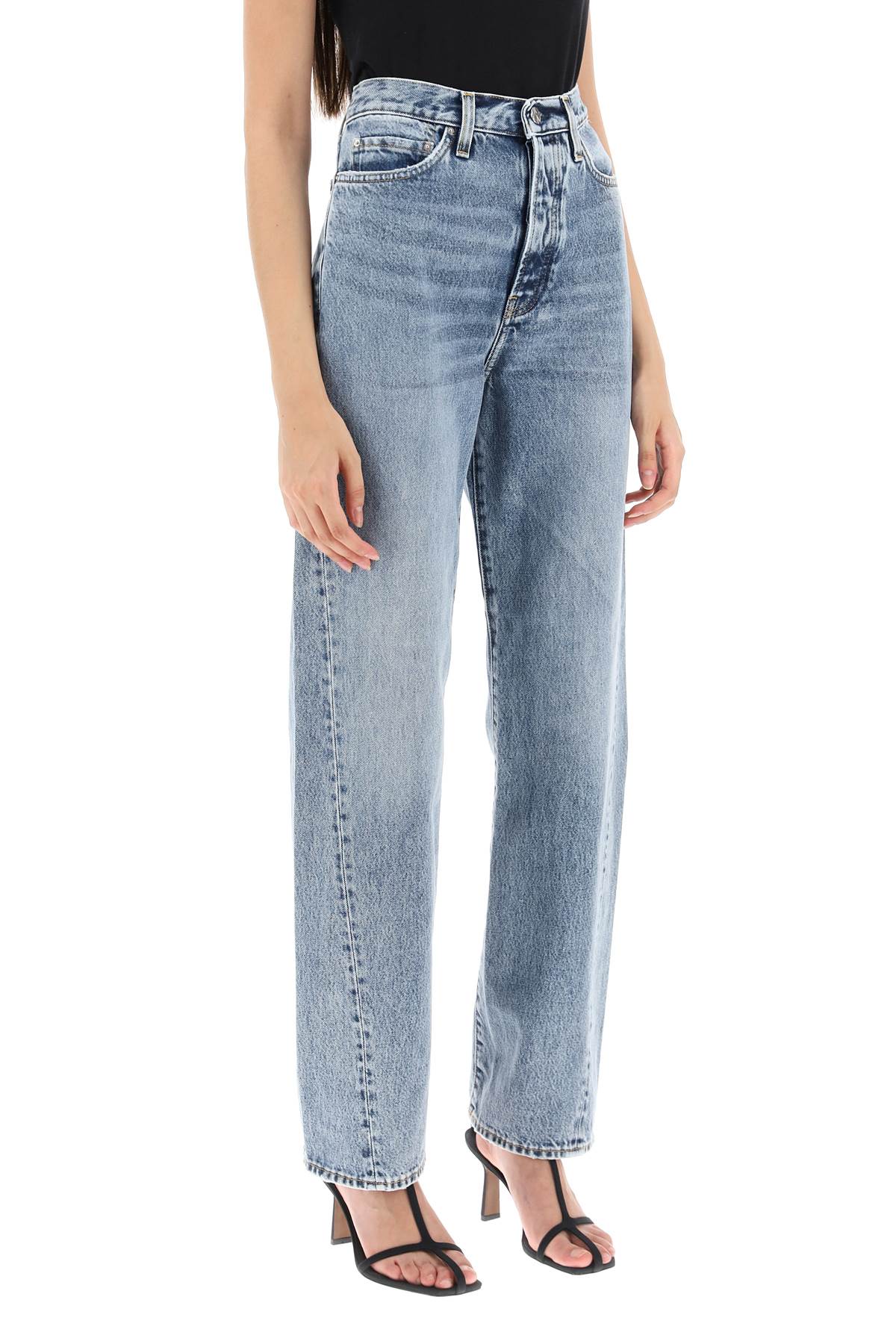 Toteme Toteme twisted seam straight jeans