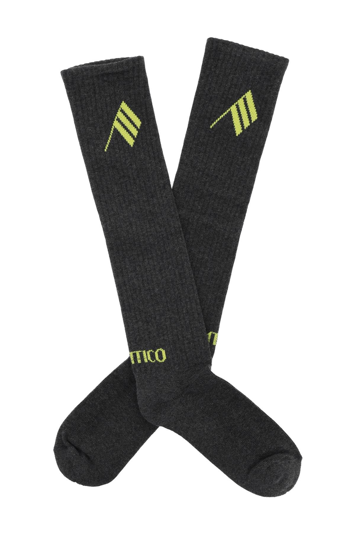 The Attico The attico logo short sports socks