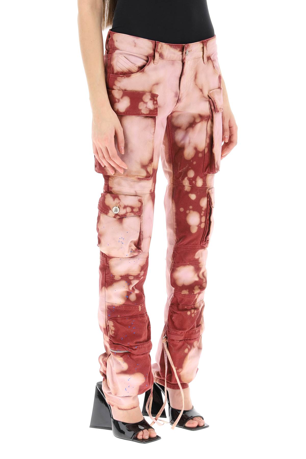 The Attico The attico 'essie' slim-fit tie-dye cargo pants