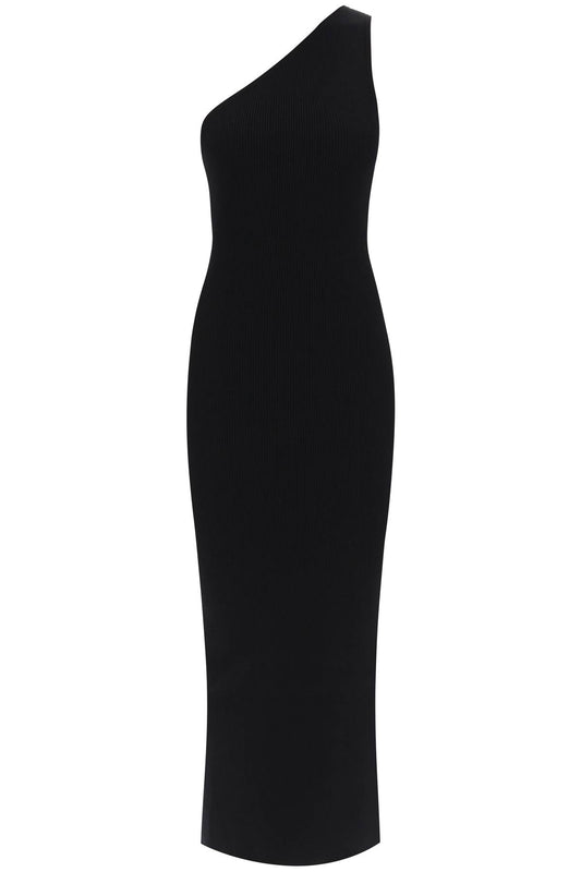 Toteme Toteme one-shoulder maxi dress in ribbed knit