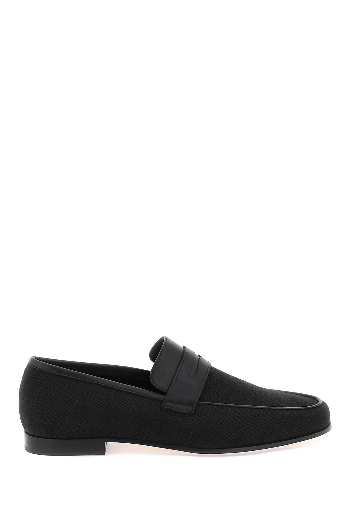 Toteme Toteme canvas penny loafers