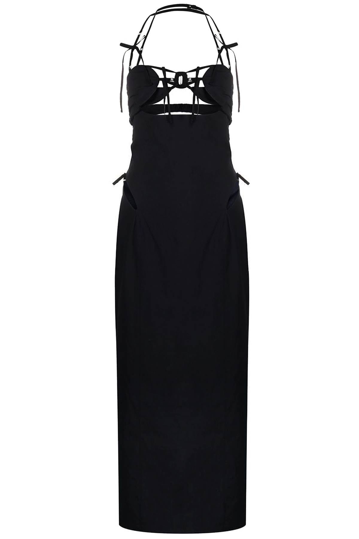 Jacquemus Jacquemus la robe ruban cut-out long dress