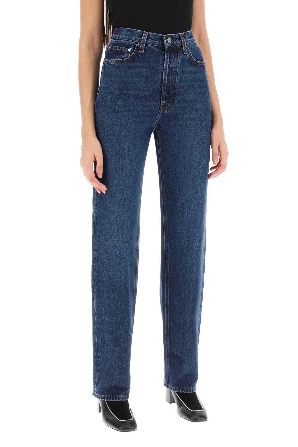 Toteme Toteme organic denim classic cut jeans