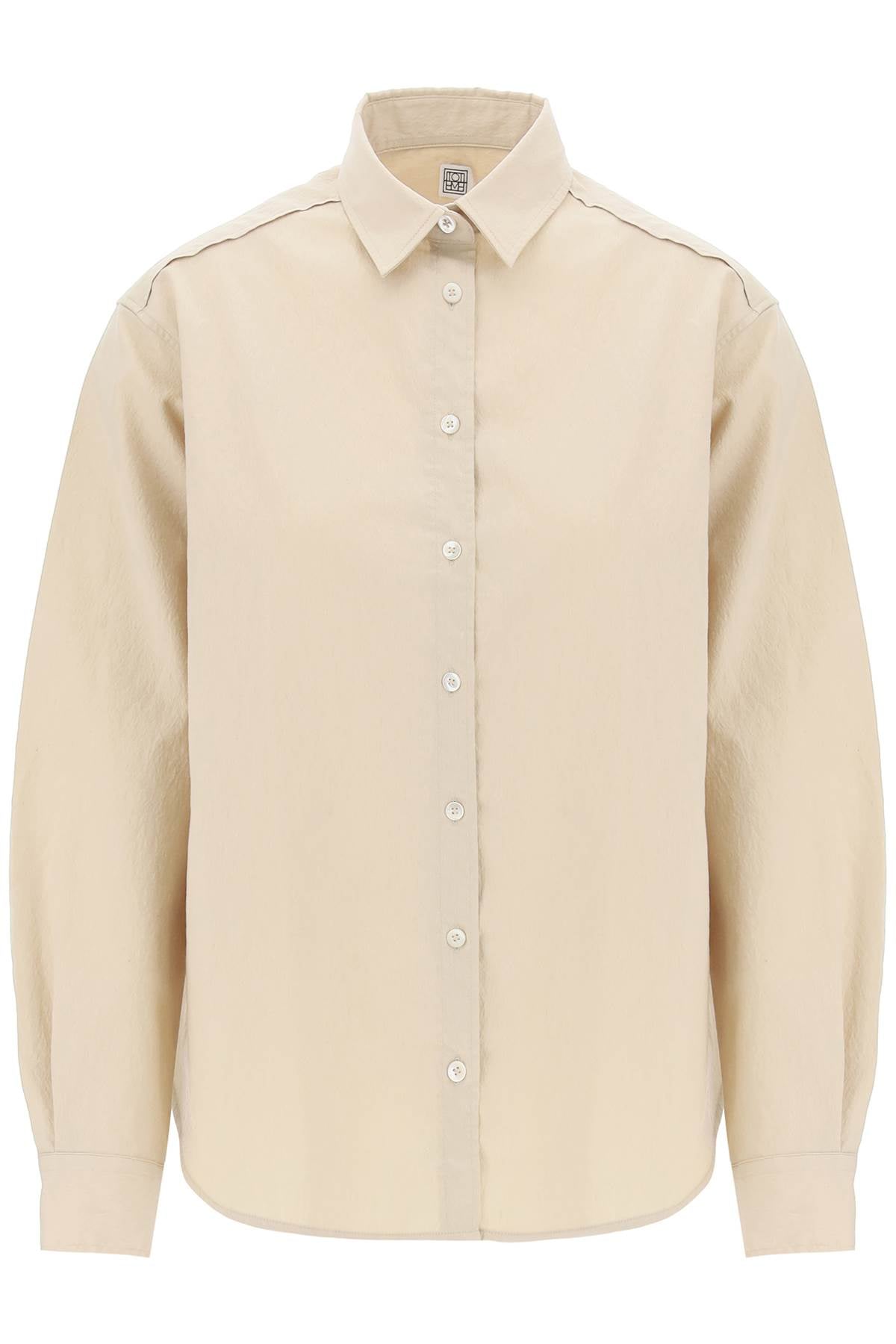 Toteme Toteme "signature crinkled fabric shirt