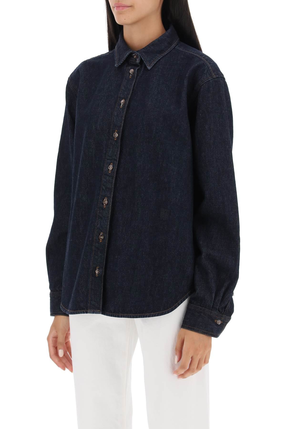 Toteme Toteme organic-cotton denim shirt