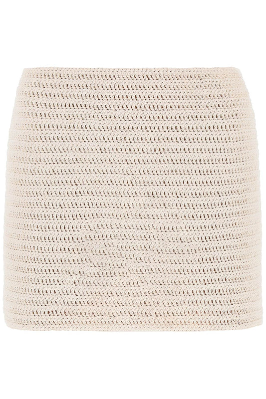 Magda Butrym Magda butrym crochet mini skirt