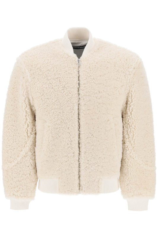 Jacquemus le blouson pilou shearling bomber jacket