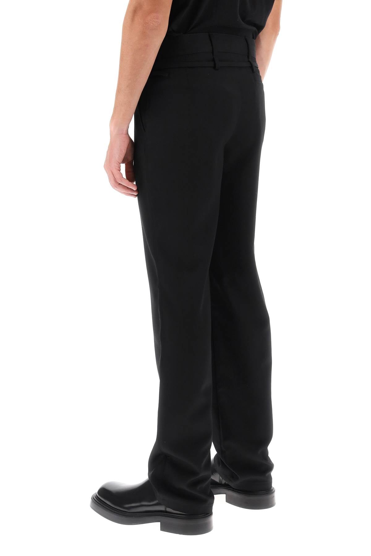 Jacquemus Jacquemus le pantalon disgreghi belted pants