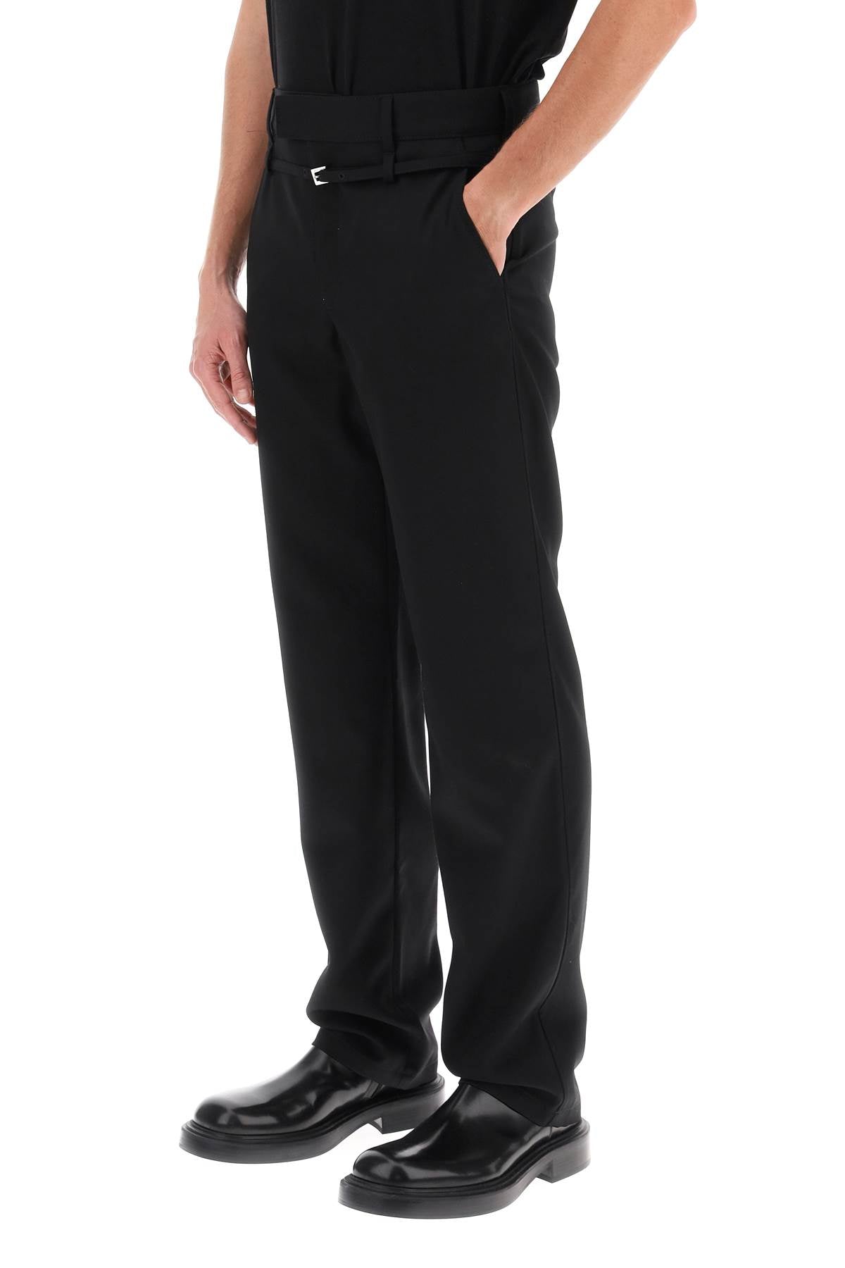 Jacquemus Jacquemus le pantalon disgreghi belted pants