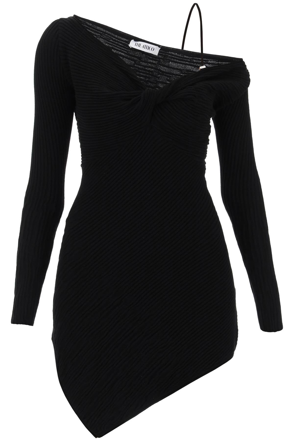 The Attico The attico 'desai' mini dress in texturized knit