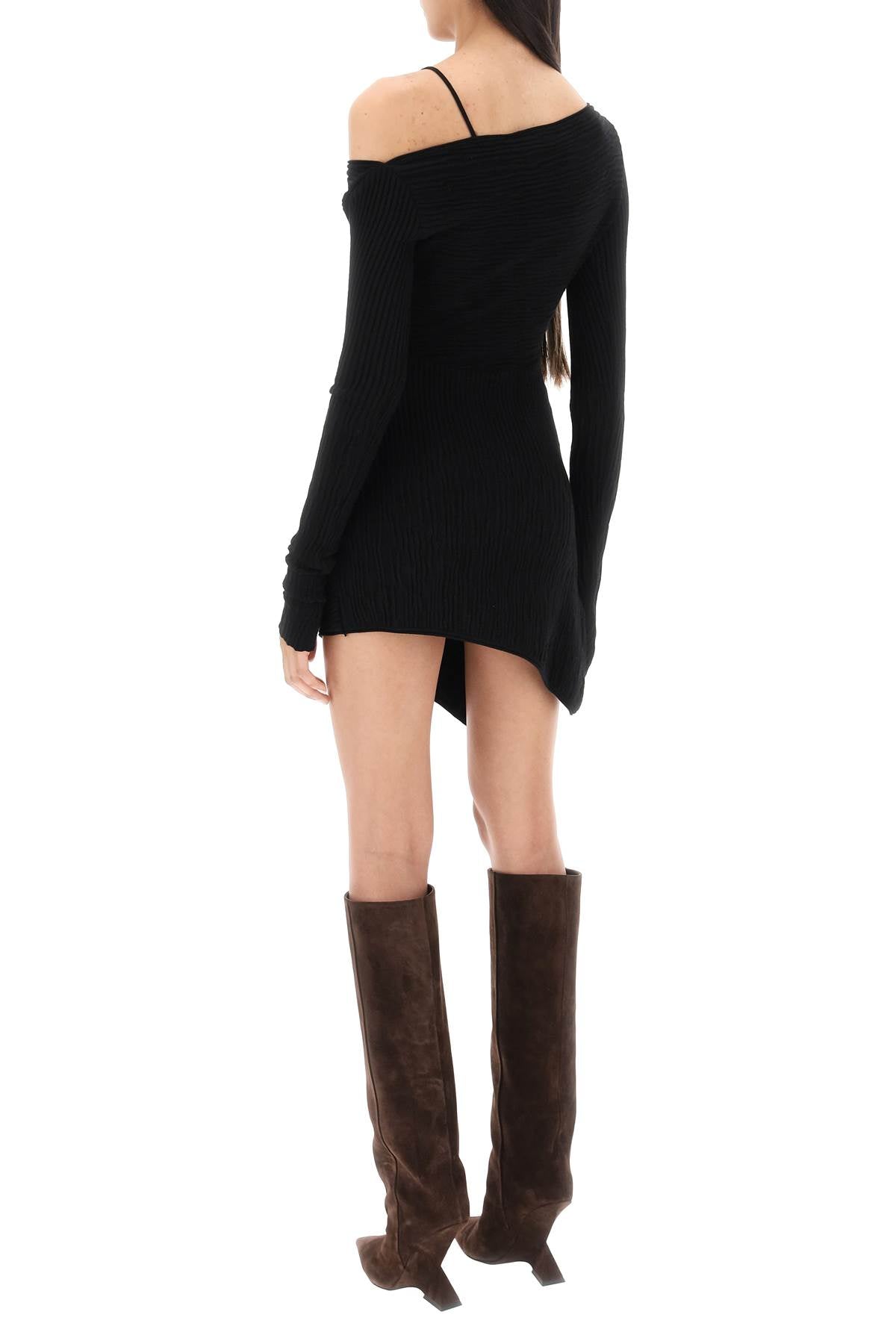 The Attico The attico 'desai' mini dress in texturized knit