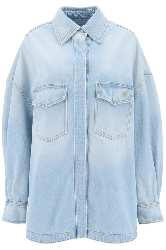 The Attico The attico oversized denim overshirt