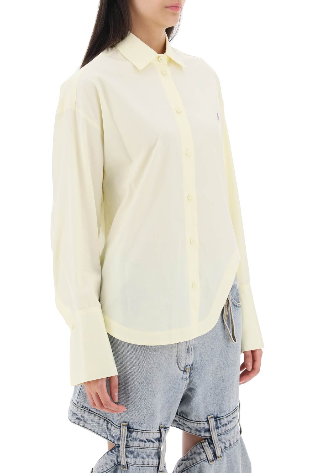 The Attico The attico eliza cotton shirt