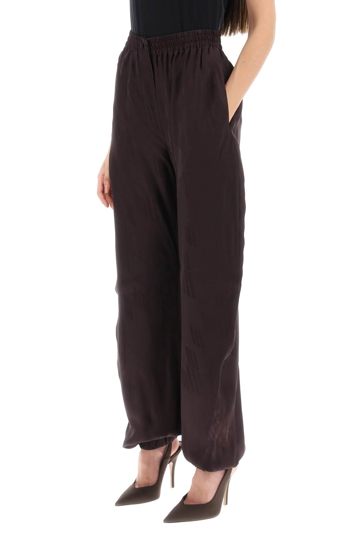 The Attico The attico monogram jacquard pants