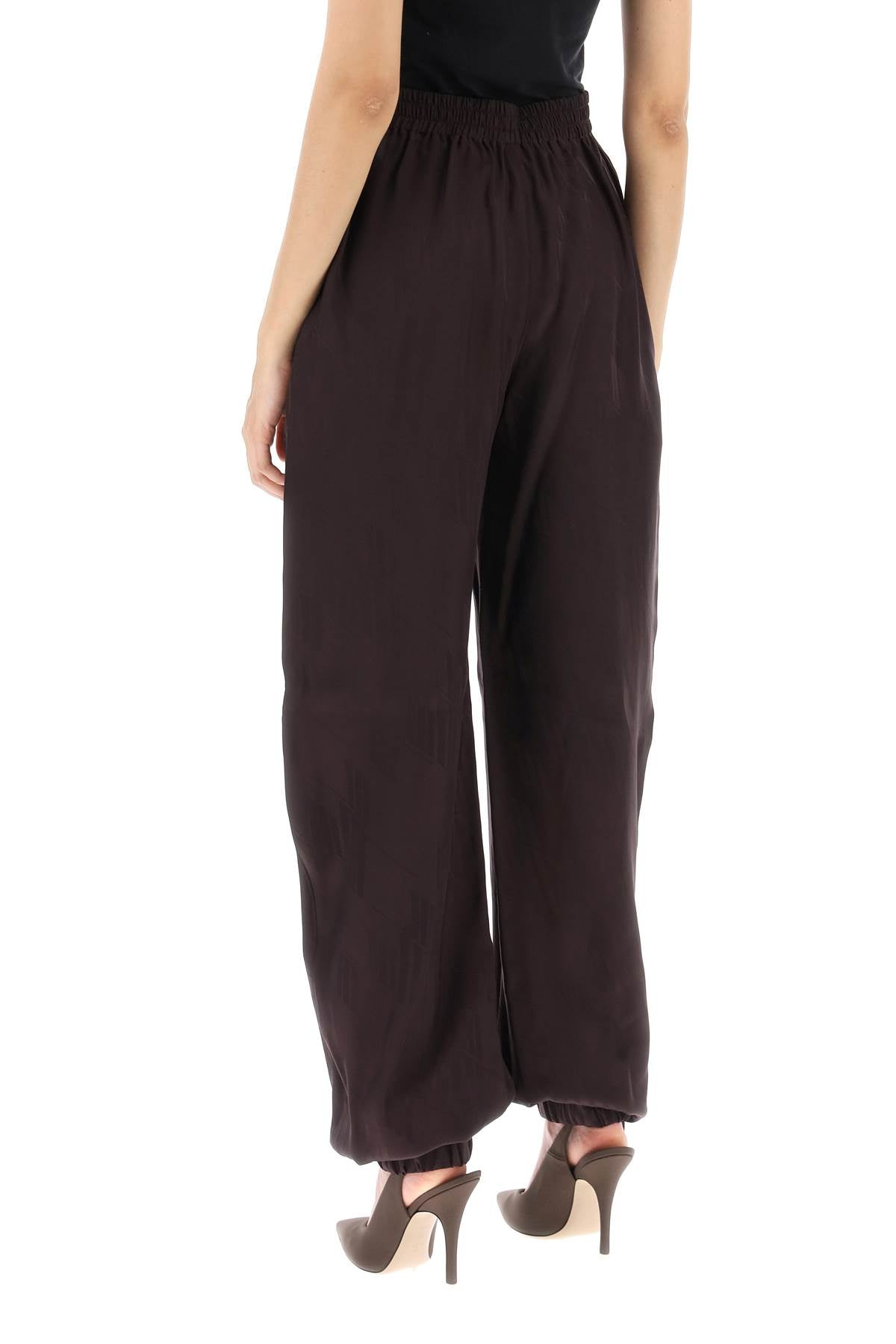 The Attico The attico monogram jacquard pants