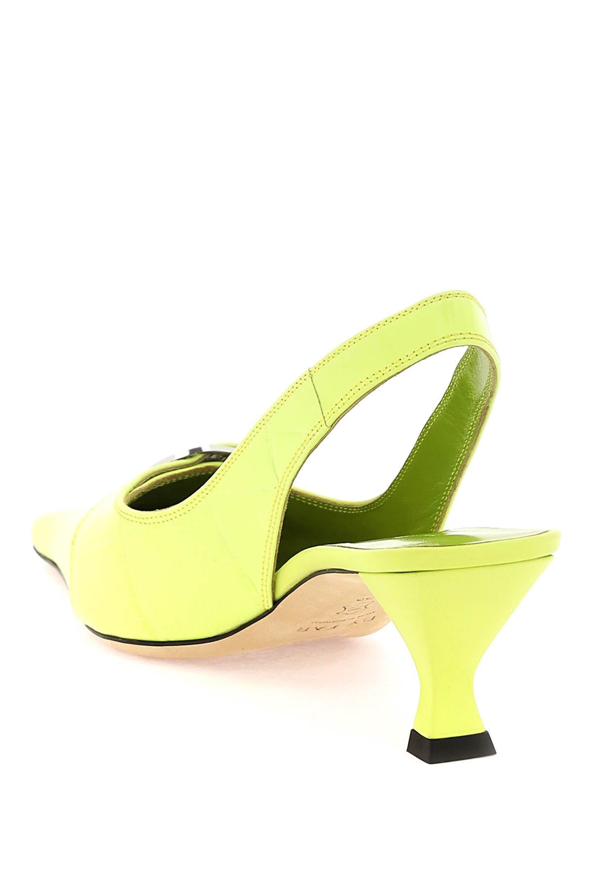 بواسطة Far By Far، مضخات Slingback منقوشة بالتمساح