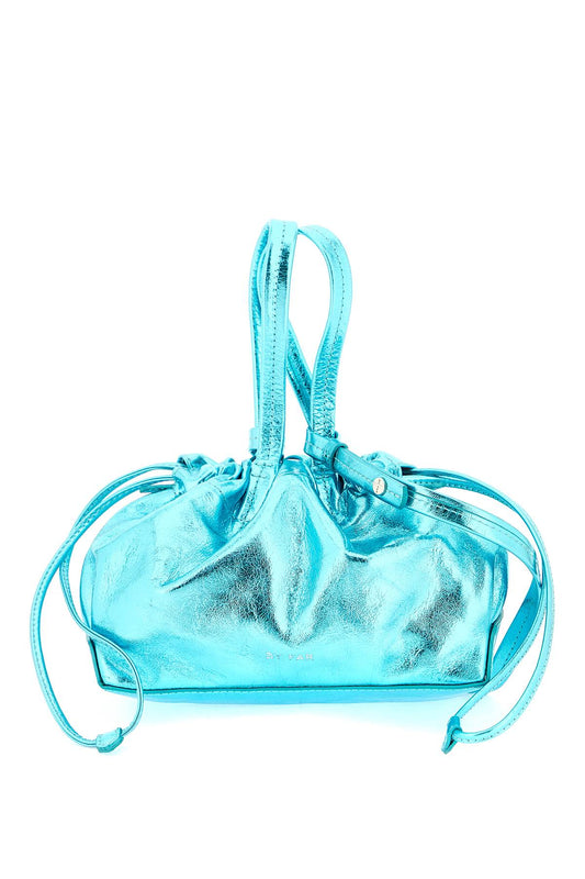 By Far By far 'malmo' metallic leather bucket bag