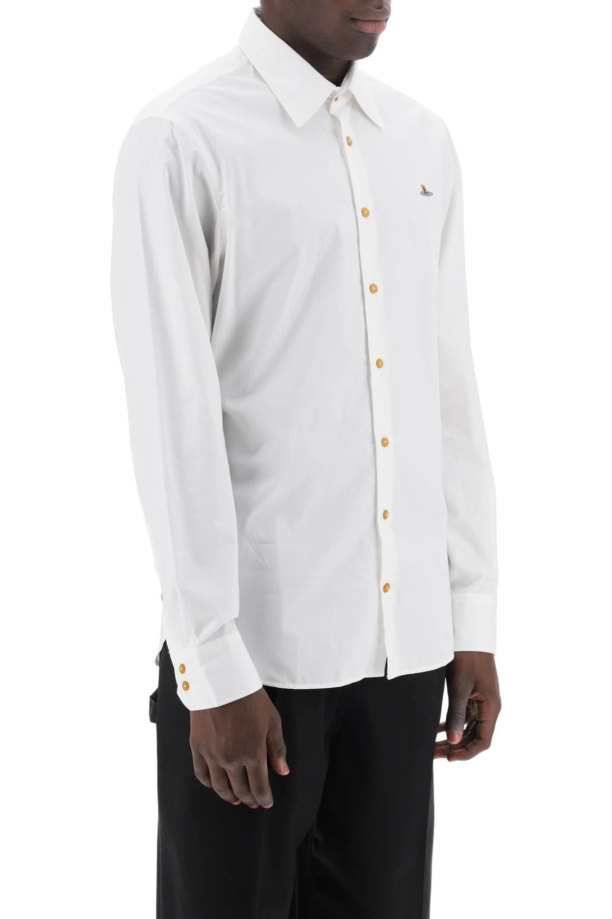 Vivienne Westwood Vivienne westwood ghost shirt with orb embroidery