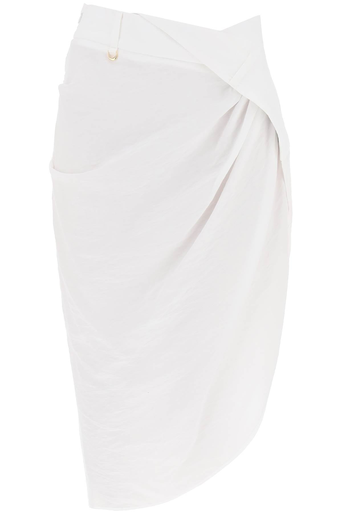 Jacquemus Jacquemus la jupe saudade asymmetric skirt