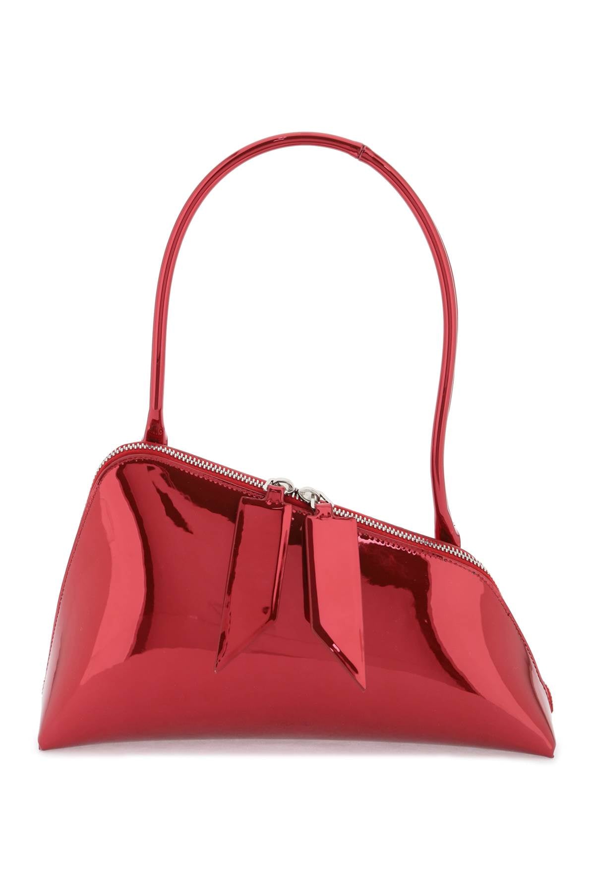 The Attico The attico mirror-effect sunrise shoulder bag