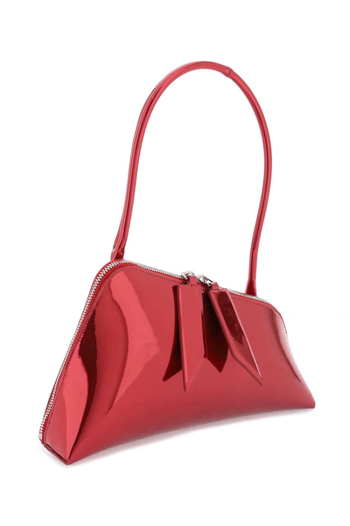 The Attico The attico mirror-effect sunrise shoulder bag