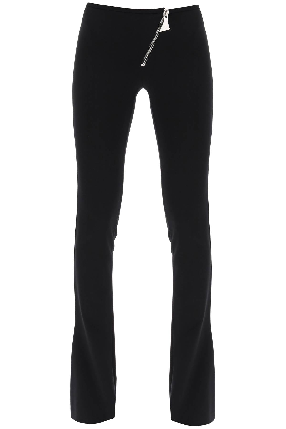 The Attico The attico bootcut pants with slanted zipper