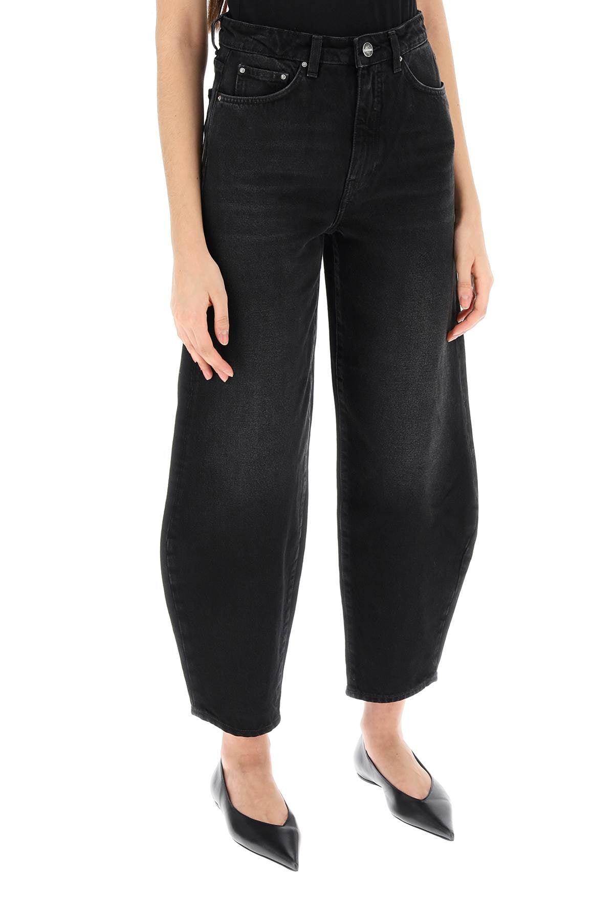 Toteme Toteme barrel leg jeans in organic cotton