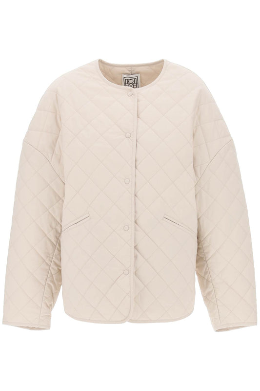 Toteme Toteme organic cotton quilted jacket in