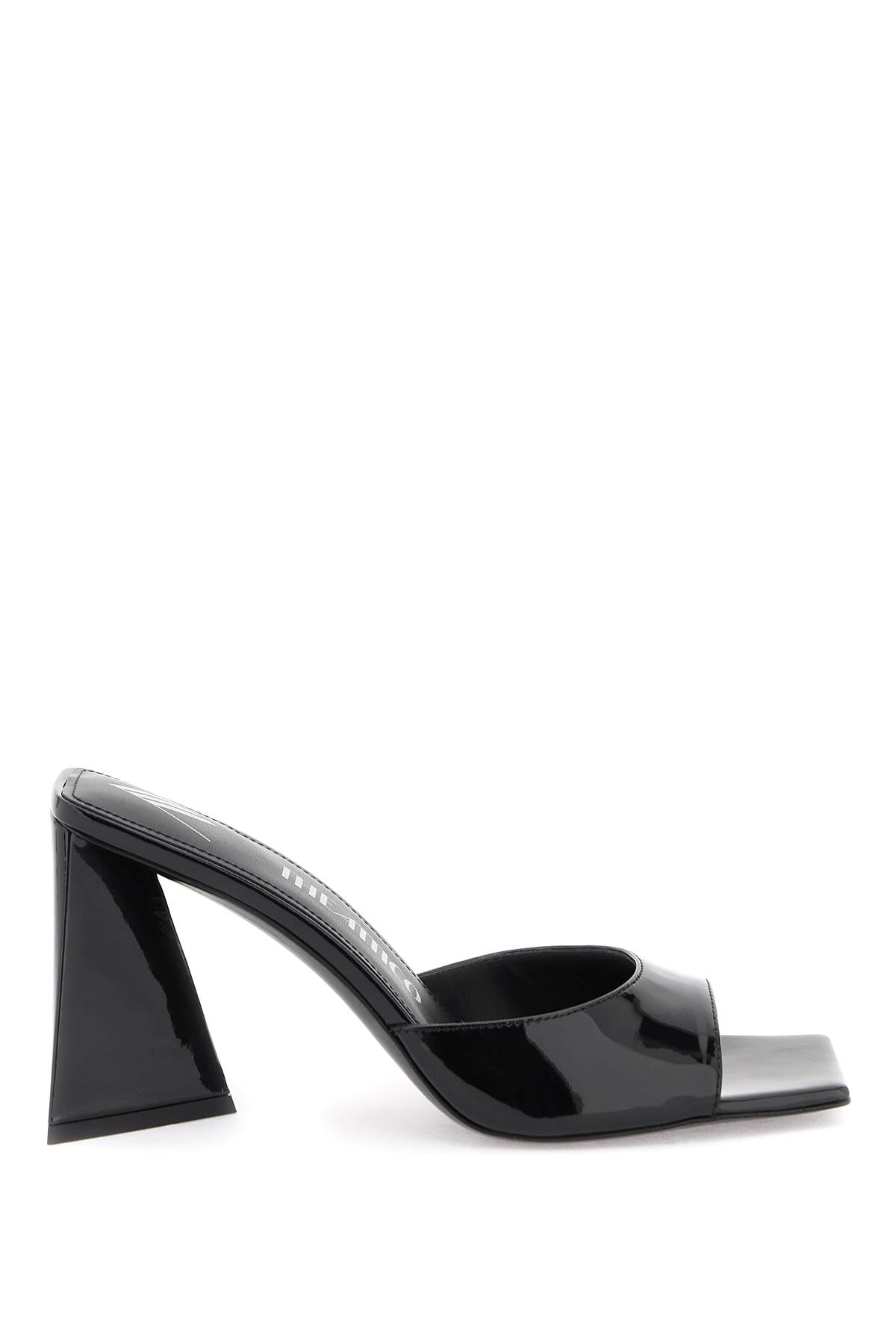 The Attico The attico devon mules in patent leather