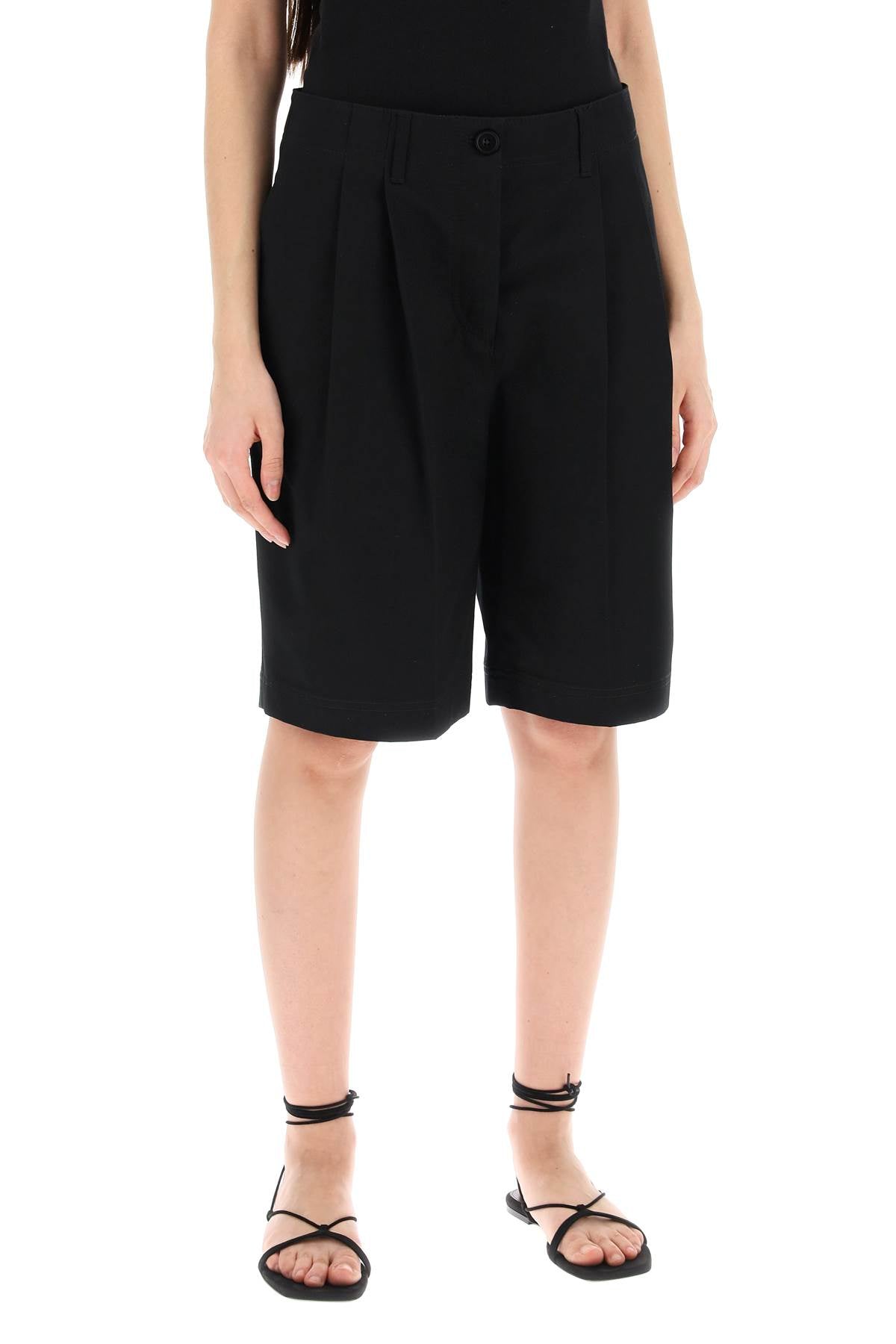 Toteme twill bermuda shorts for