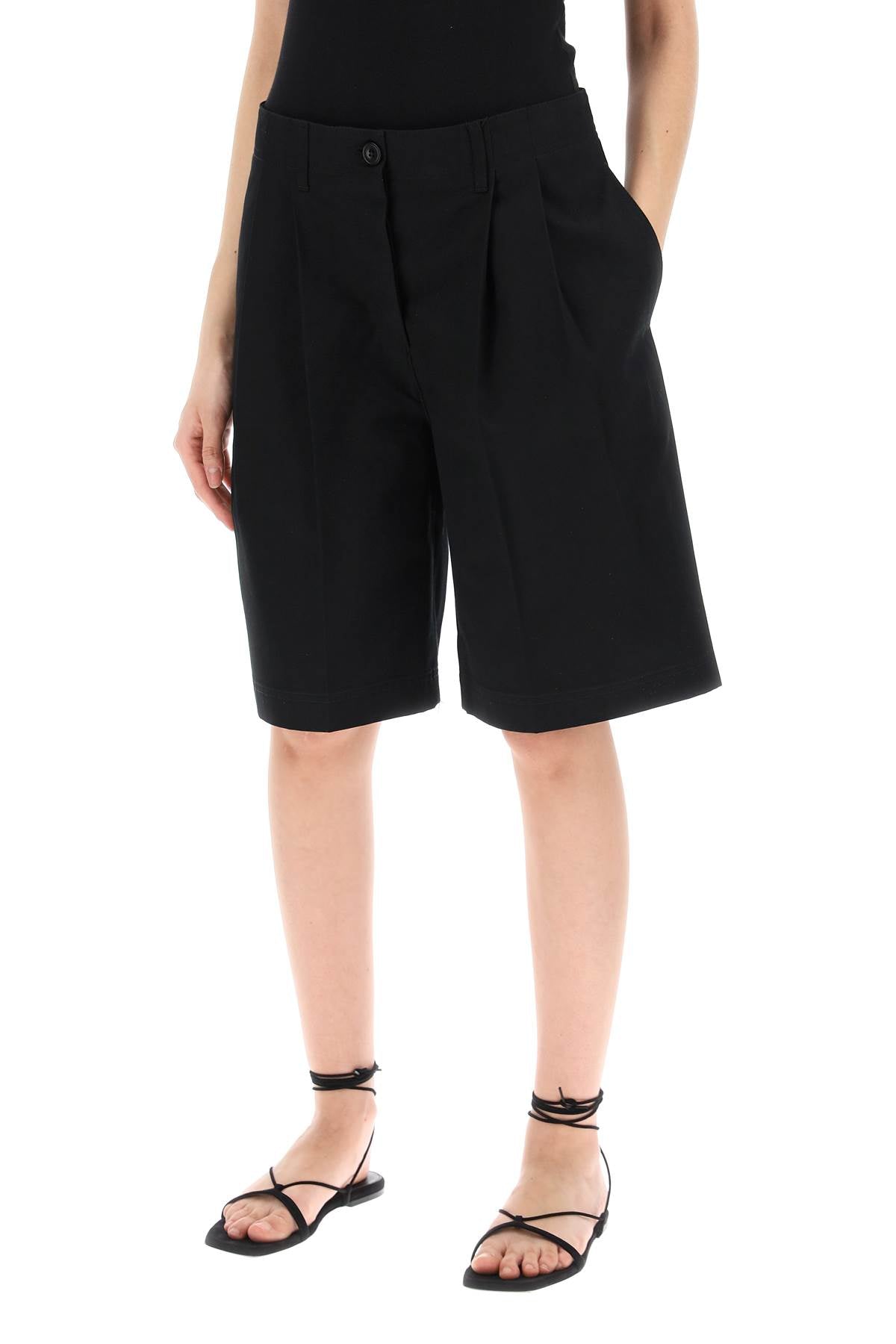 Toteme twill bermuda shorts for