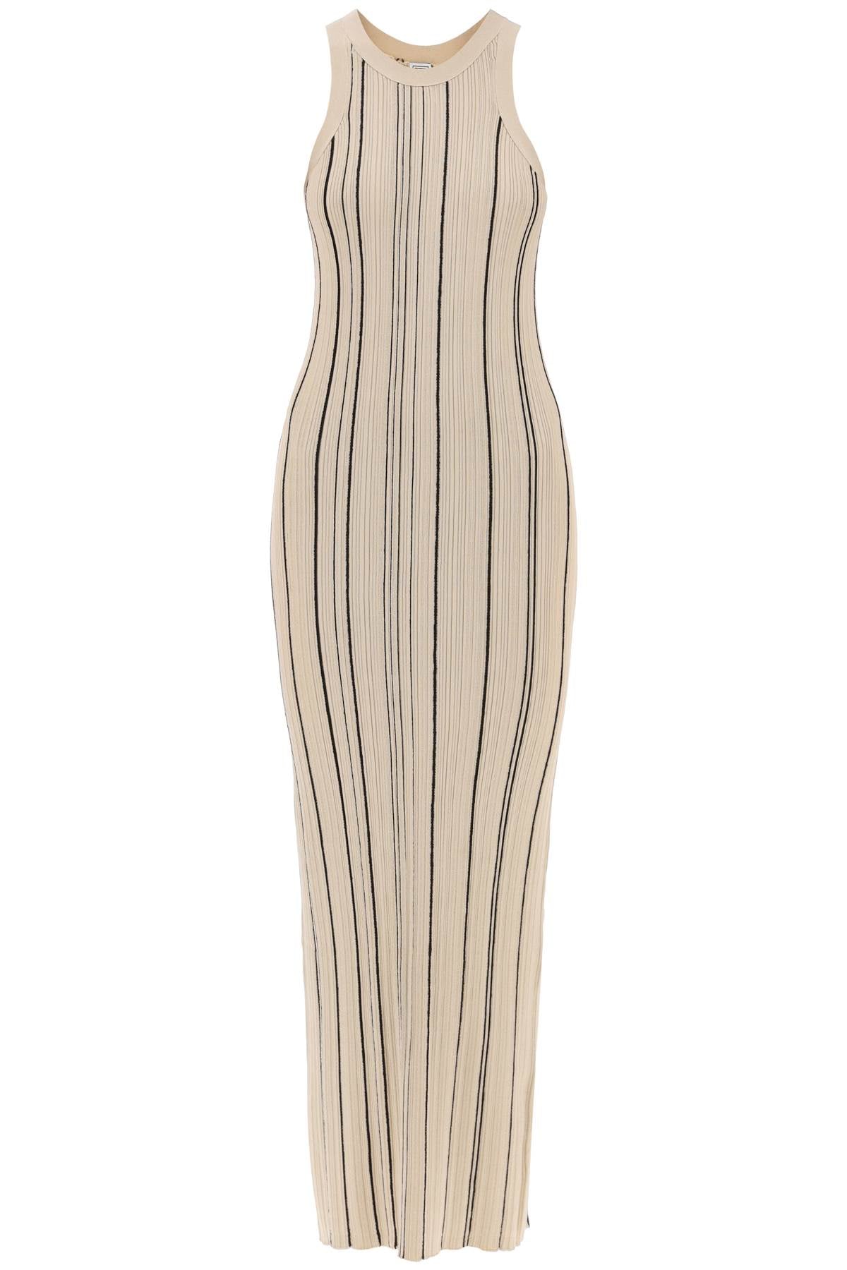 Toteme "long ribbed knit naia dress in