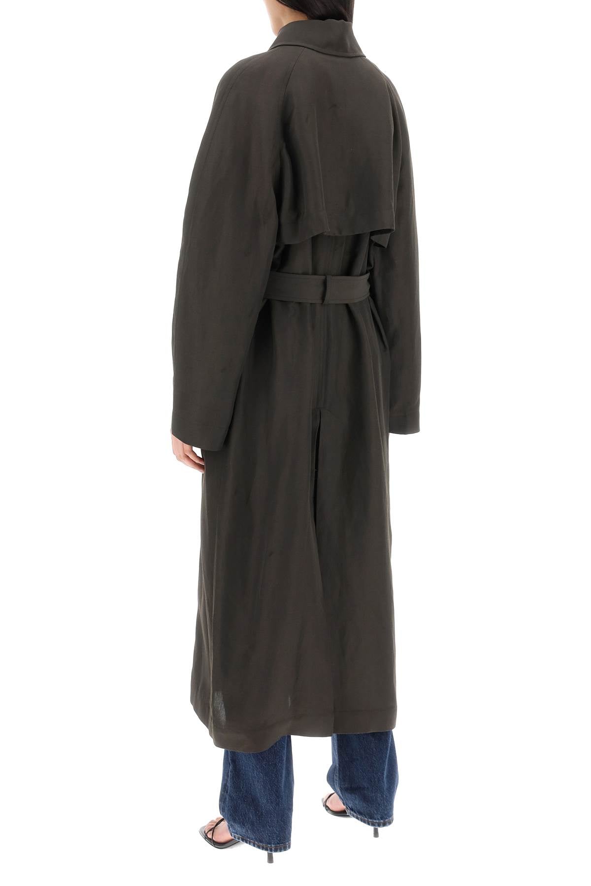 Toteme lightweight linen blend coat