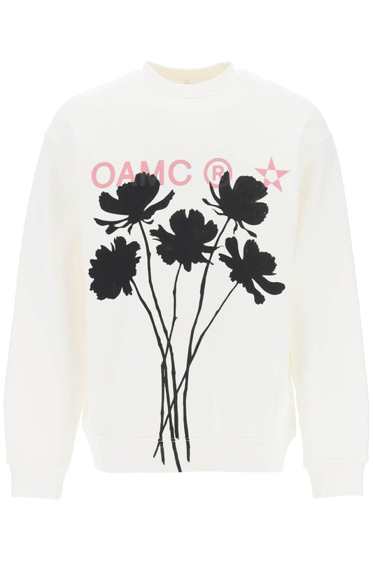 Oamc Oamc whiff sweatshirt with graphic print