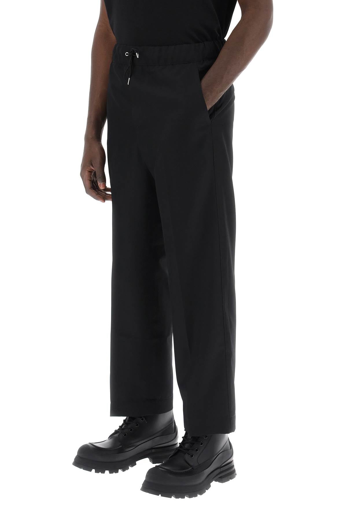 Oamc pants with elasticated waistband