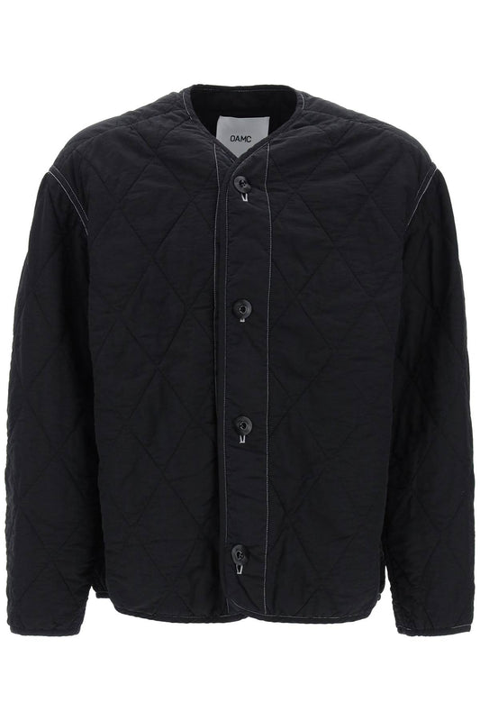 Oamc Oamc combat liner quilted jacket