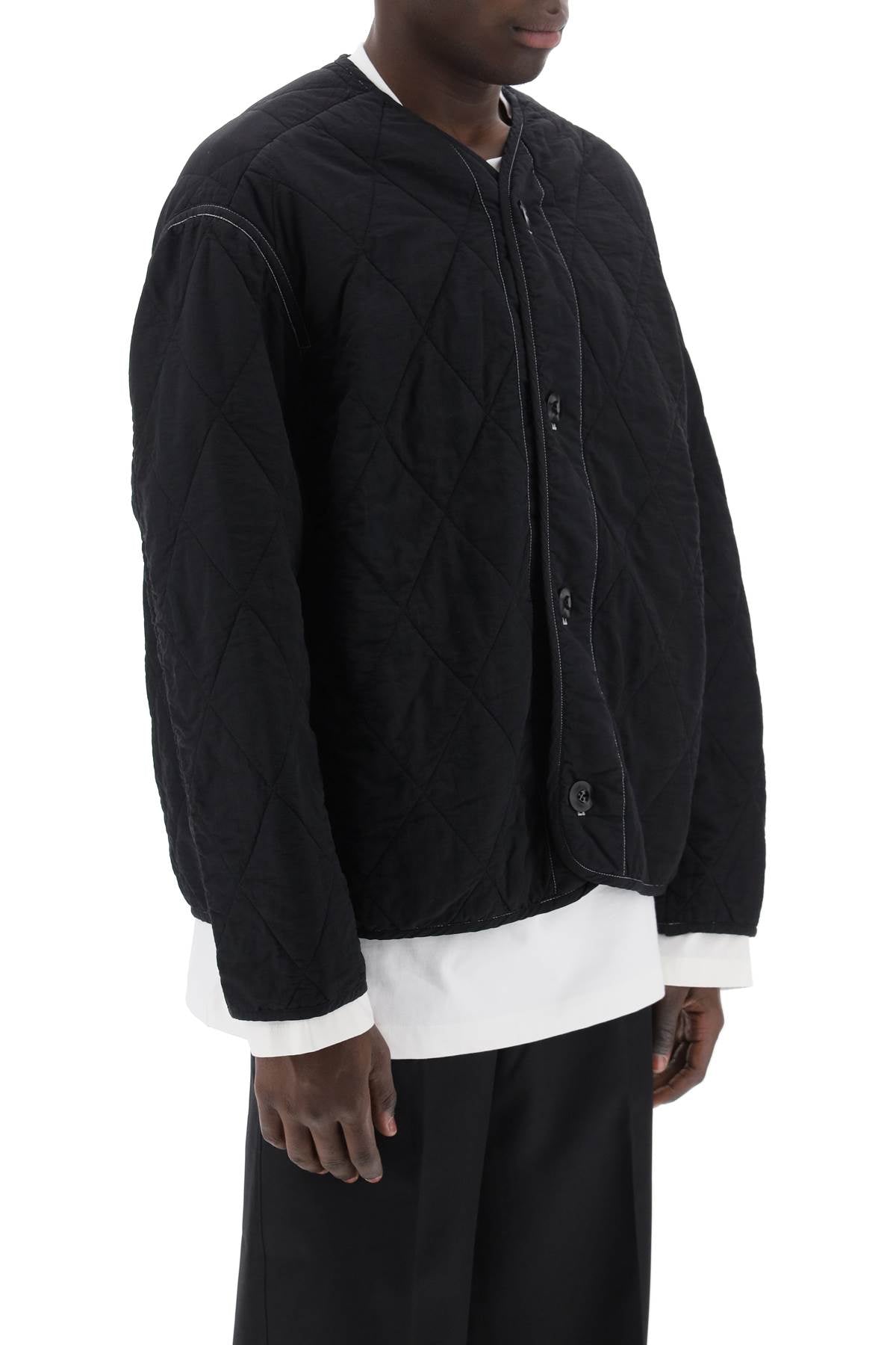 Oamc Oamc combat liner quilted jacket