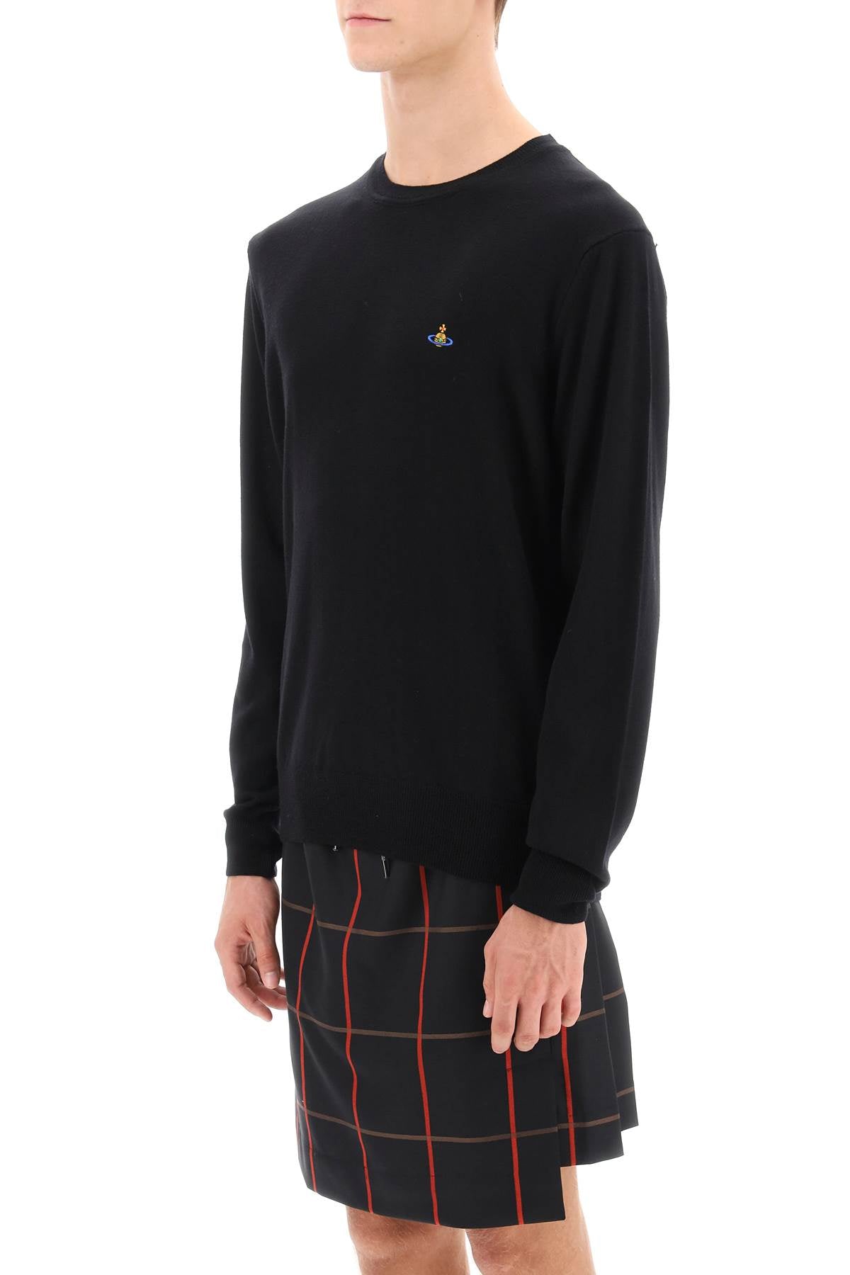 Vivienne Westwood Vivienne westwood orb-embroidered crew-neck sweater