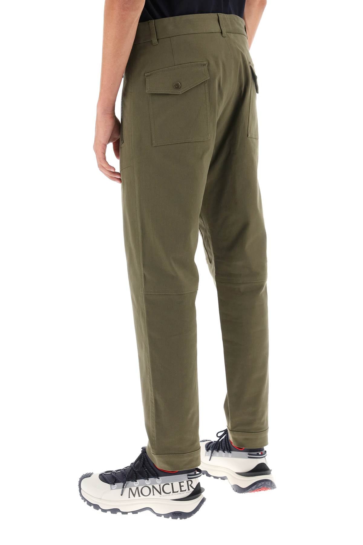 Moncler Moncler basic stretch cotton pants